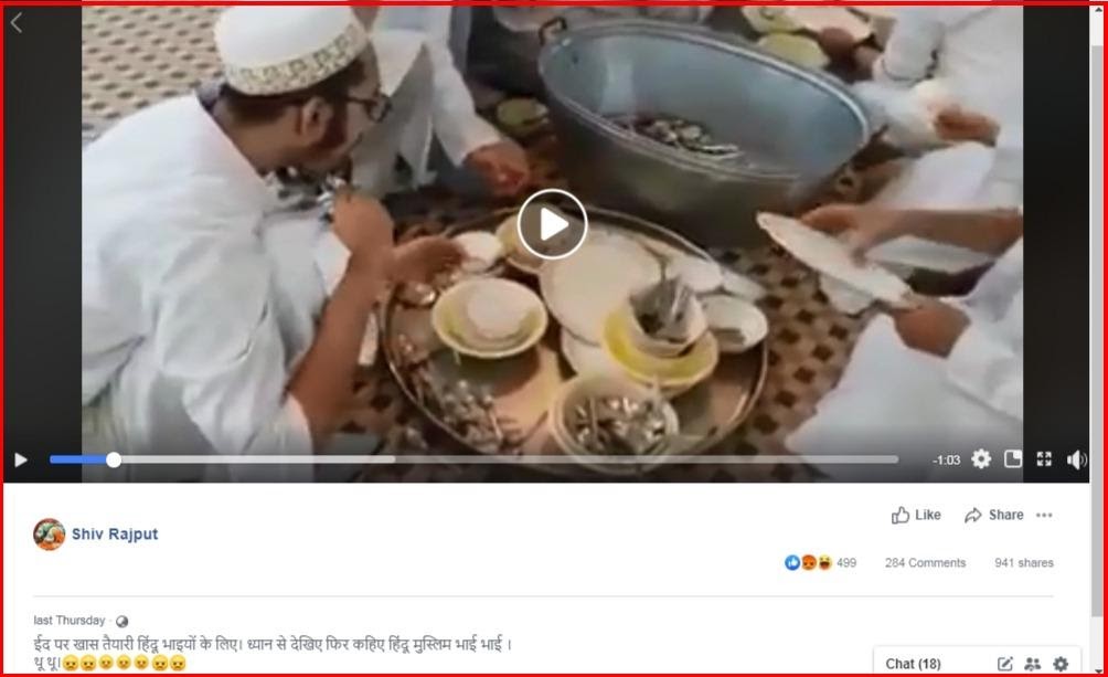 Coronavirus: Are Muslims intentionally licking cutlery, plates for Hindus to eat in it? Fact check