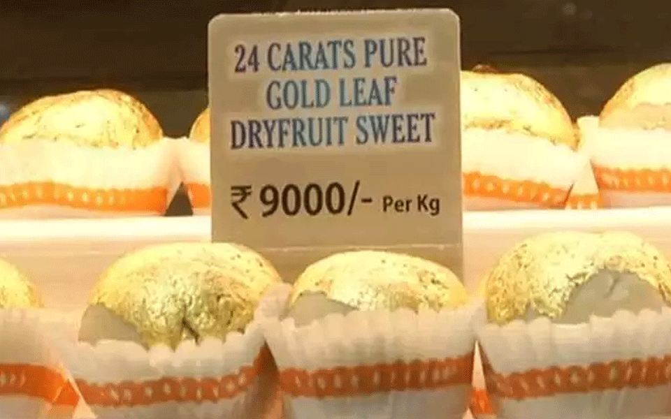 Sweet shop in Surat sells sweets for Rs 9000 per kg