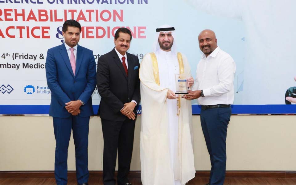 Ajman: Dr. U. T. Ifthikar Ali honoured with special award in Physical Therapy