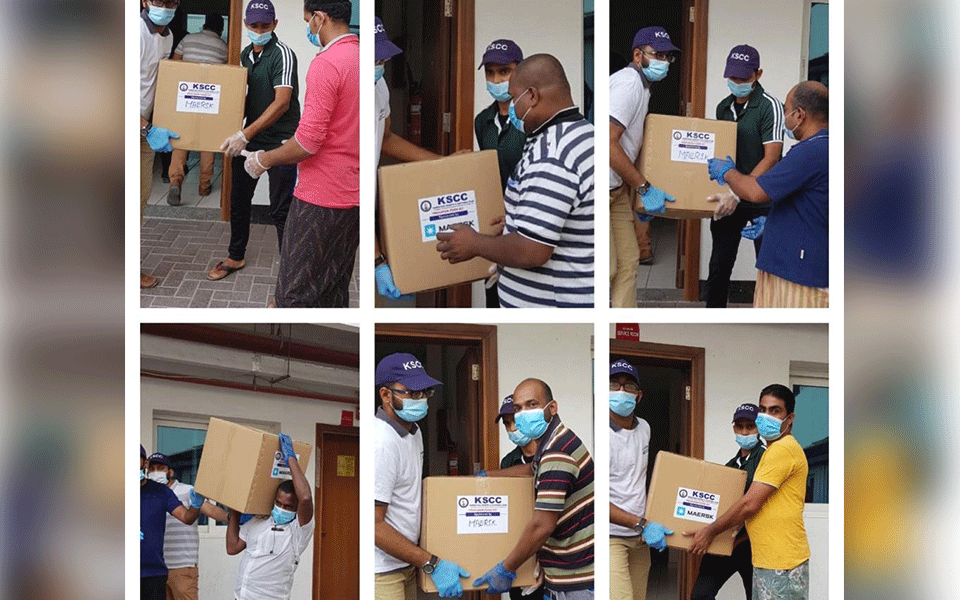 KSCC carrying out humanitarian services in Dubai during COVID-19 pandemic