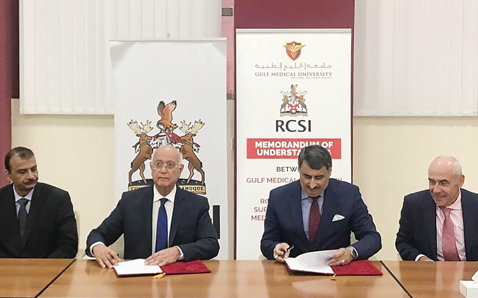 GMU signs MoU with top Medical college of Bahrain for collaboration in Medical Education, Research