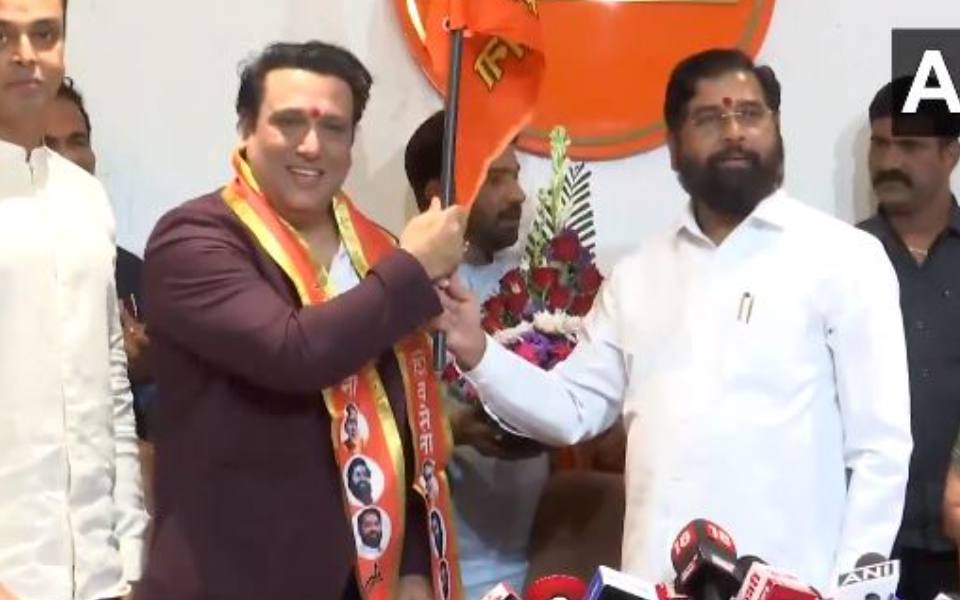 Bollywood actor Govinda returns to politics, joins Shiv Sena