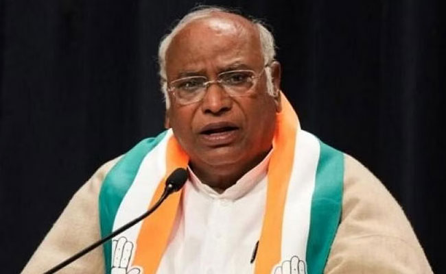 Home Minister Mum In Parliament But Giving Interview On TV Kharge On