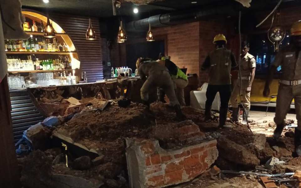 Ceiling of popular Chennai pub collapses, killing three staff members