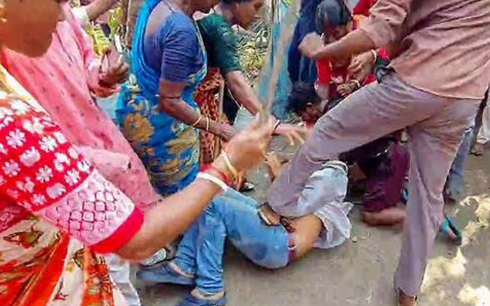 West Bengal: BJP holds protest against Sandeshkhali videos, TMC worker 'heckled'
