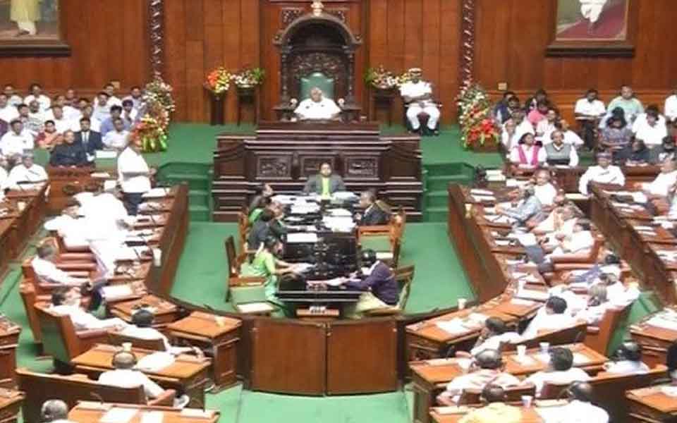 Karnataka: BJP, Cong spar over ''Tukde Tukde Gang'', ''Bharat Mata'' in assembly