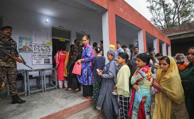 First-timers, newlyweds among early voters in J-K's Udhampur Lok Sabha seat
