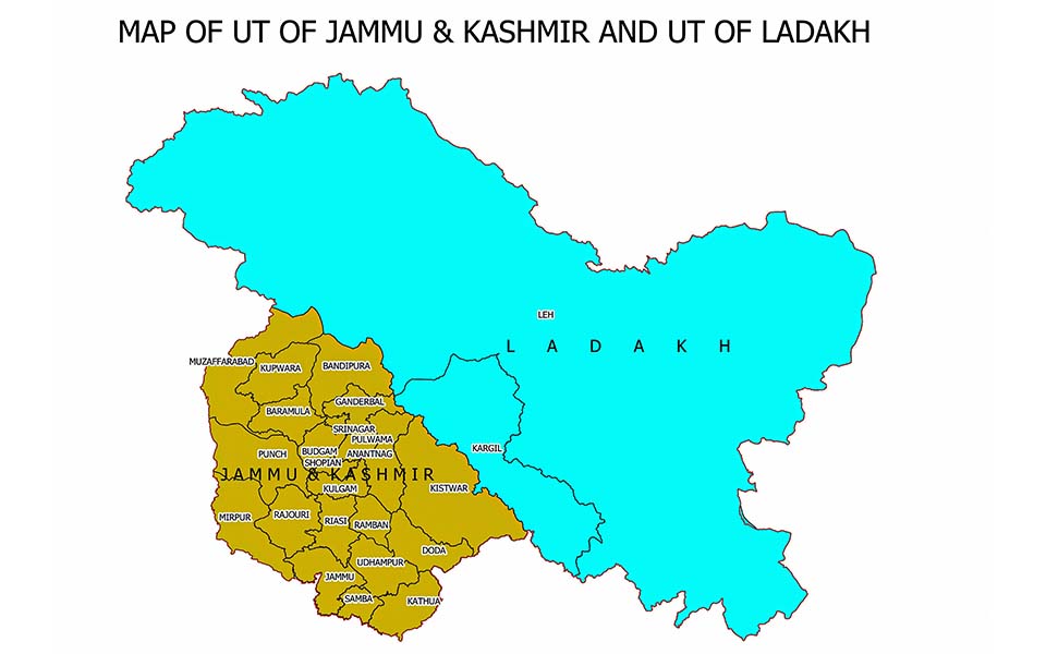 Maps Of Uts Of Jk Ladakh Released Map Of India Depicting New Uts Images Sexiz Pix