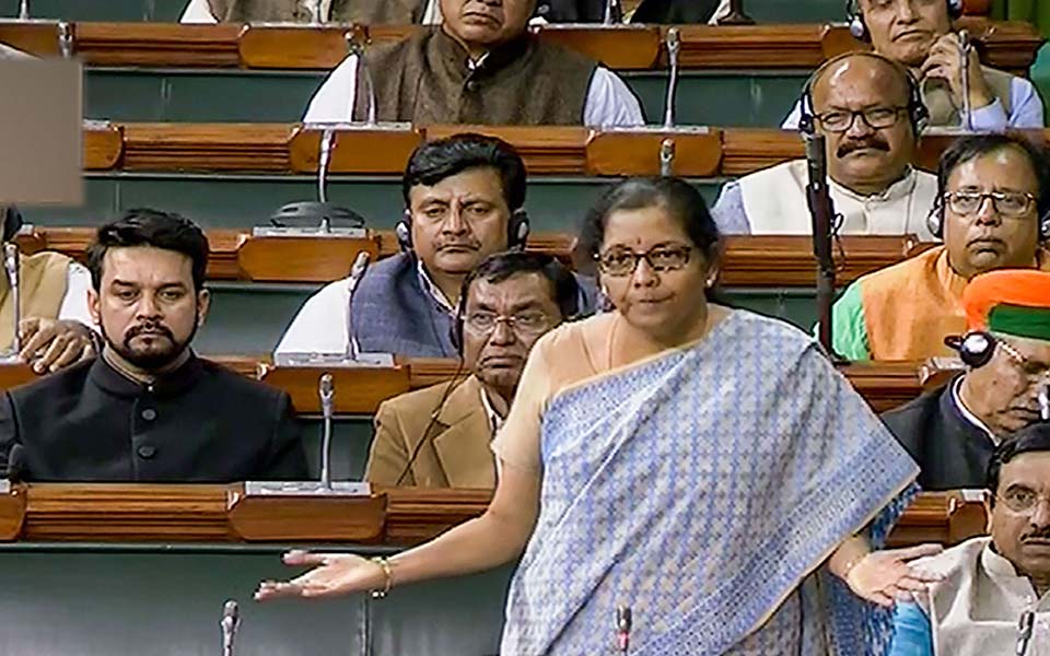 Congress's Ranjan Chowdhury calls Nirmala 'Nirbala', BJP protests