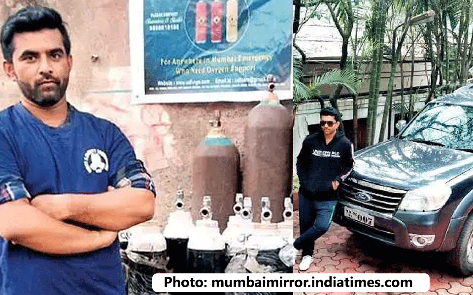 Mumbai man Shahnawaz Shaikh sells his SUV to provide free oxygen cylinders to 250 families