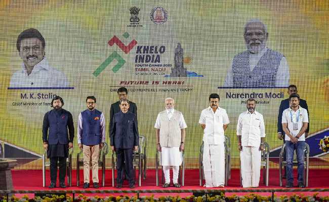 Pm Modi Declares Open Khelo India Youth Games In Chennai