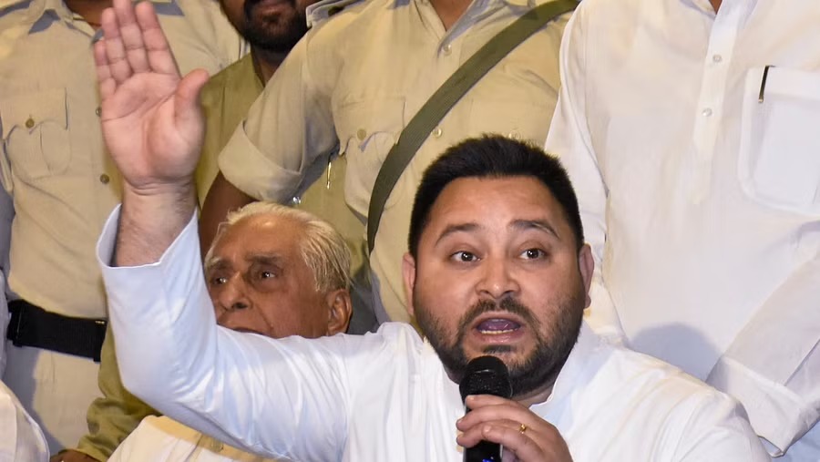 Adityanath waived cases against himself, failed to check exam paper leaks: Tejashwi