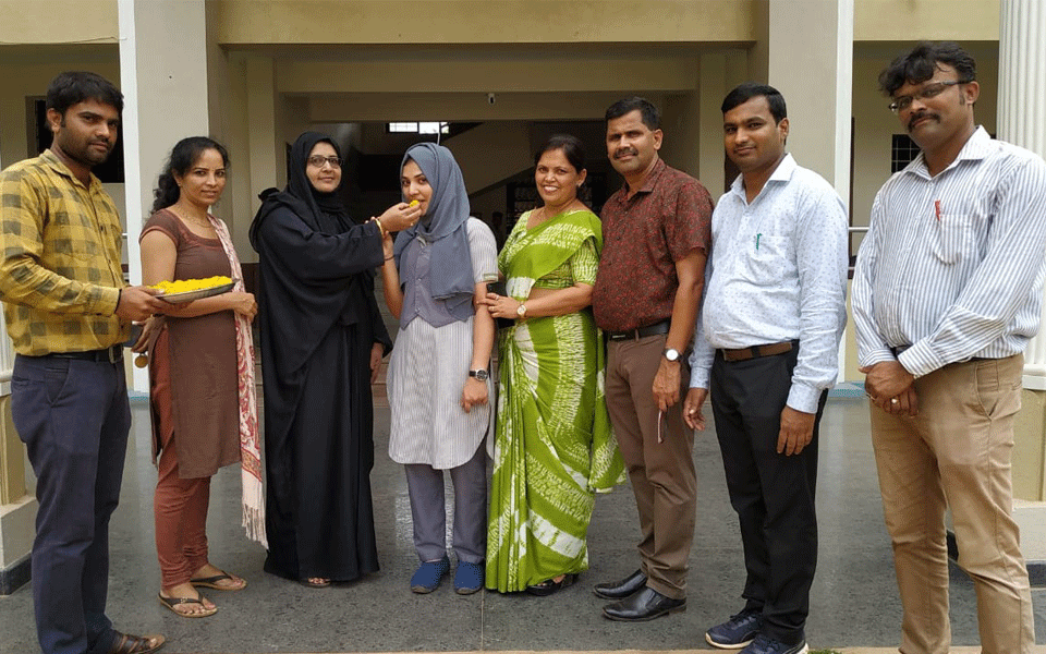 Hebri: Rural student Rayeesa secures state-level 3rd place in PU science stream