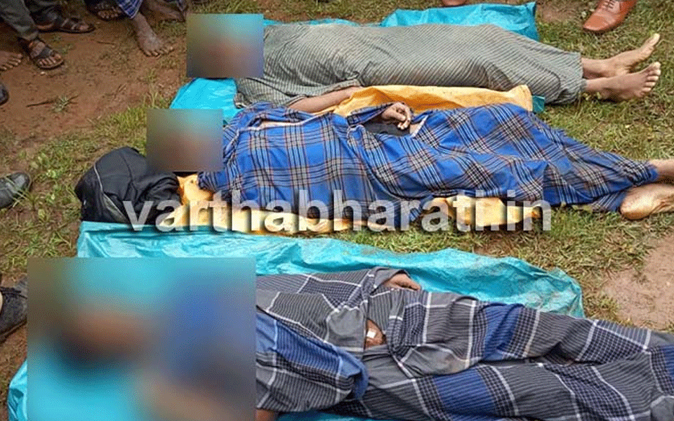 Shivamogga: Three youth drowned in tank while fishing