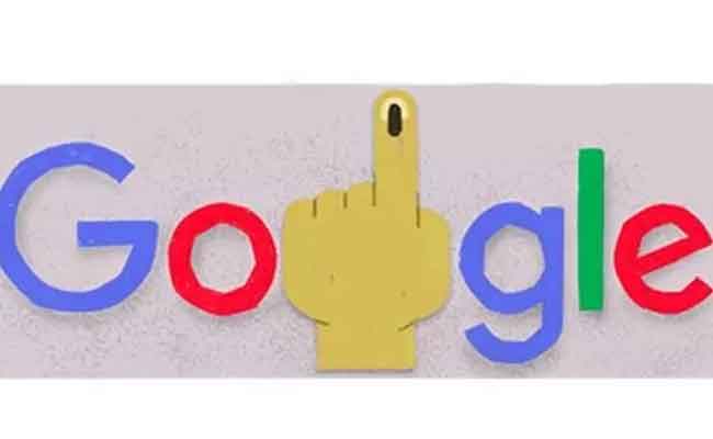 Google releases special doodle for start of voting in Lok Sabha elections