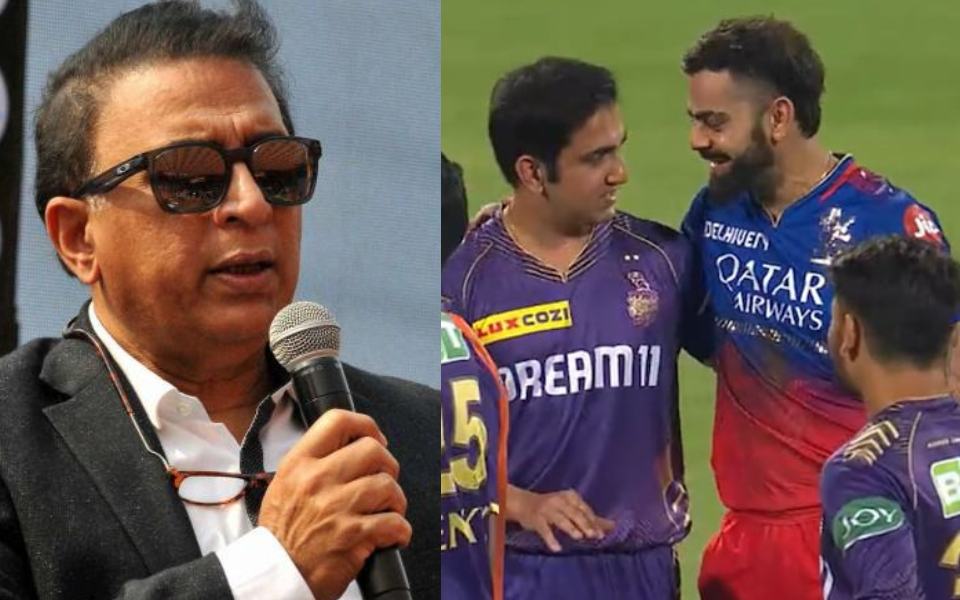 They should get Oscar Award: Sunil Gavaskar's hilarious response on Gambhir-Kohli hug in stadium