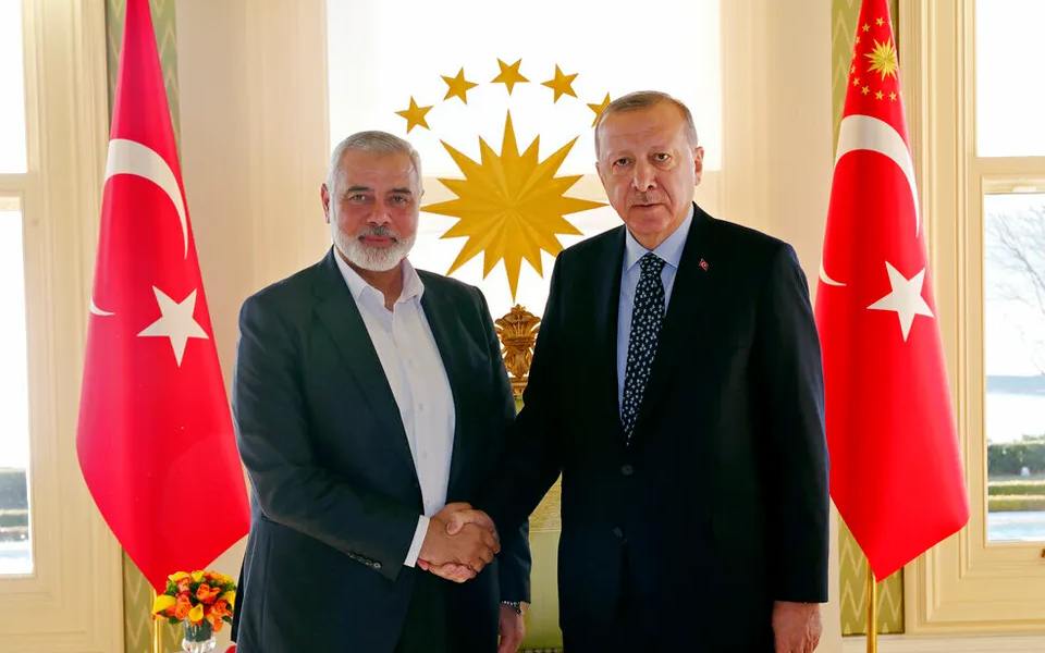 Turkish President Recep Tayyip Erdogan confirms meeting with Hamas leader Ismail Haniyeh