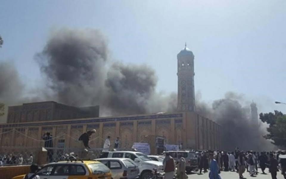 At least 28 killed in Afghan mosque blast during Friday prayers