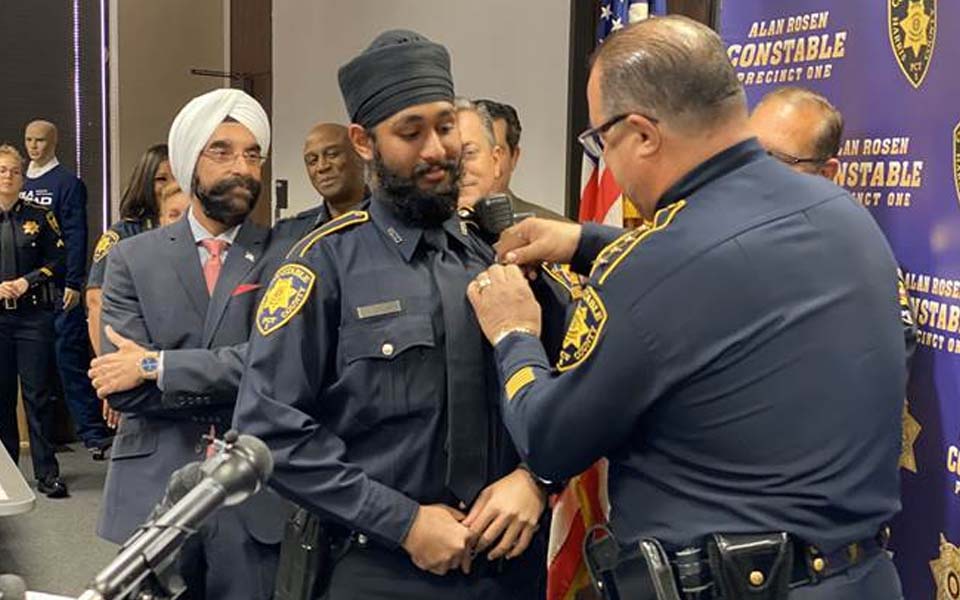 Indian-American Sikh becomes US' Harris County's first turban-wearing Deputy Constable