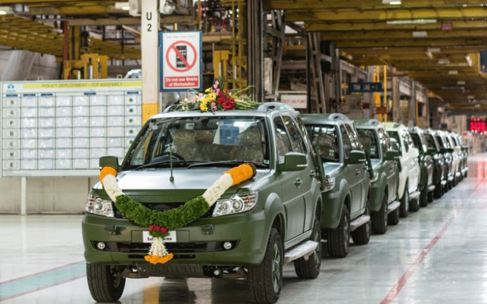 Tata Motors's 1500th vehicle rolls out for Indian Army