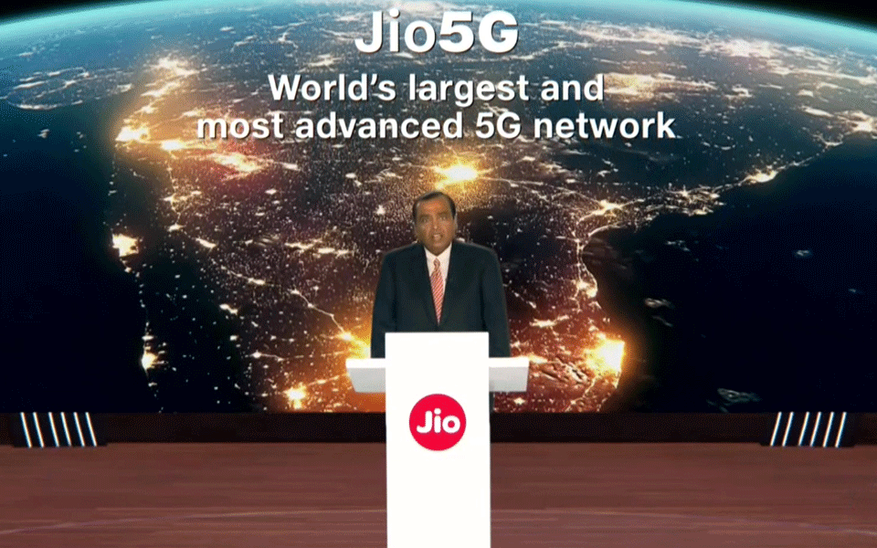 Jio to invest Rs 2 lakh crore in 5G; rollout in metros by Diwali