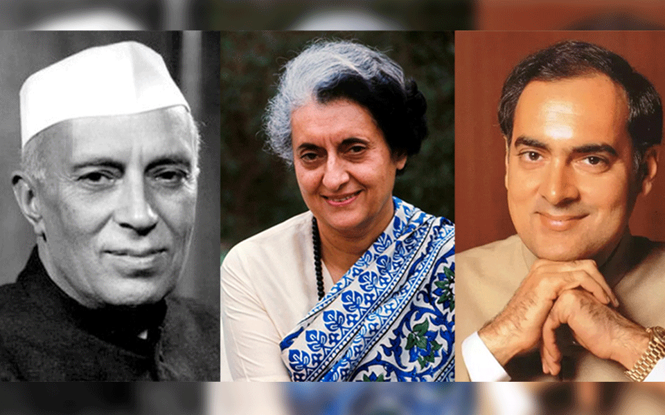 What’s the contribution of Nehru family?