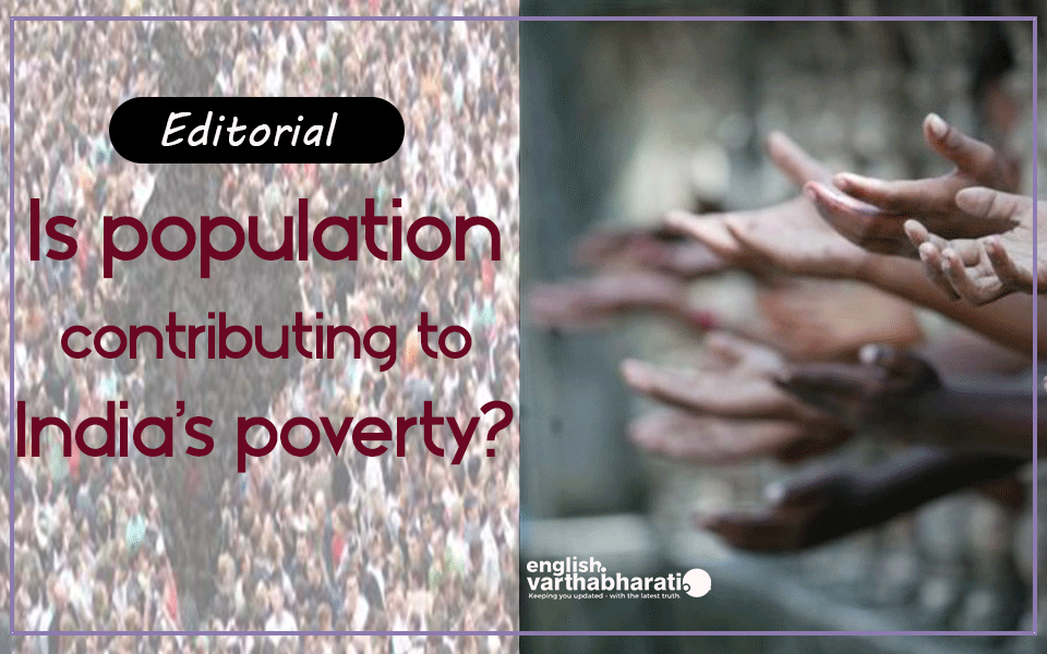 Is population contributing to India’s poverty?