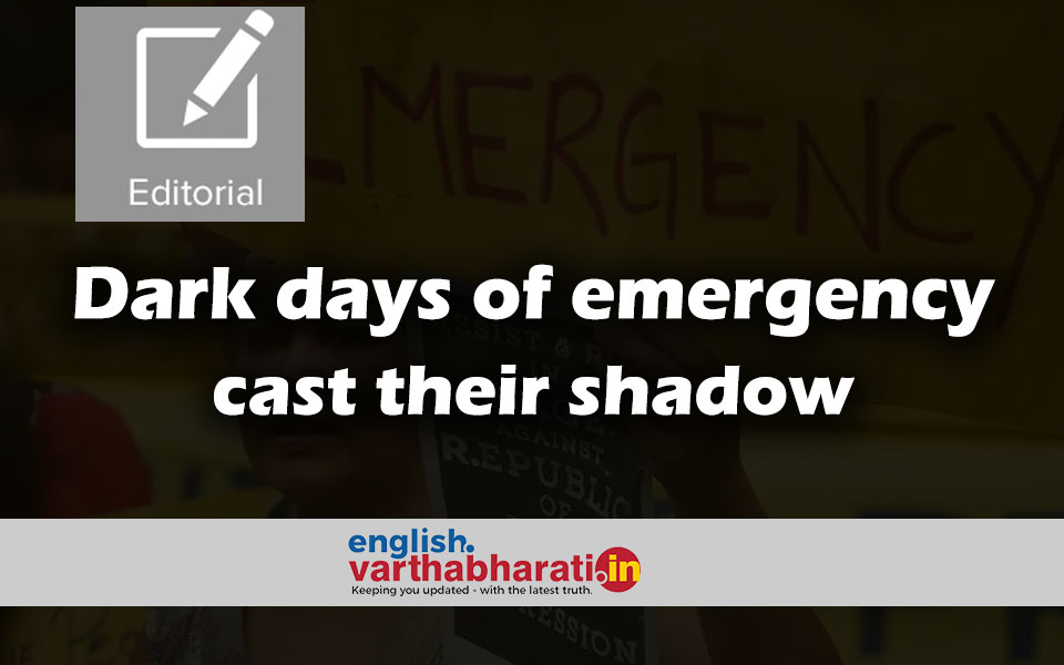 Dark days of emergency cast their shadow