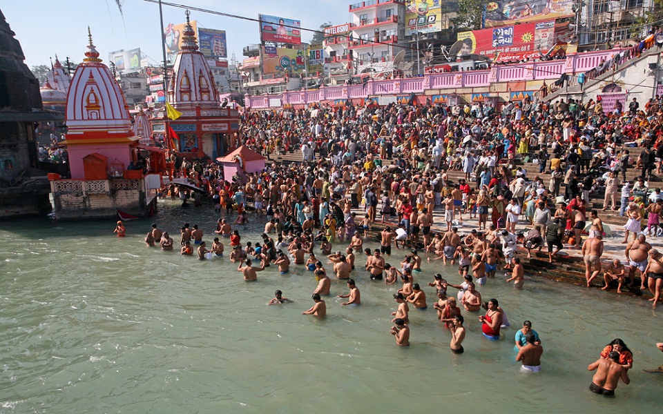Ganga chocking; they’re looking for Saraswati