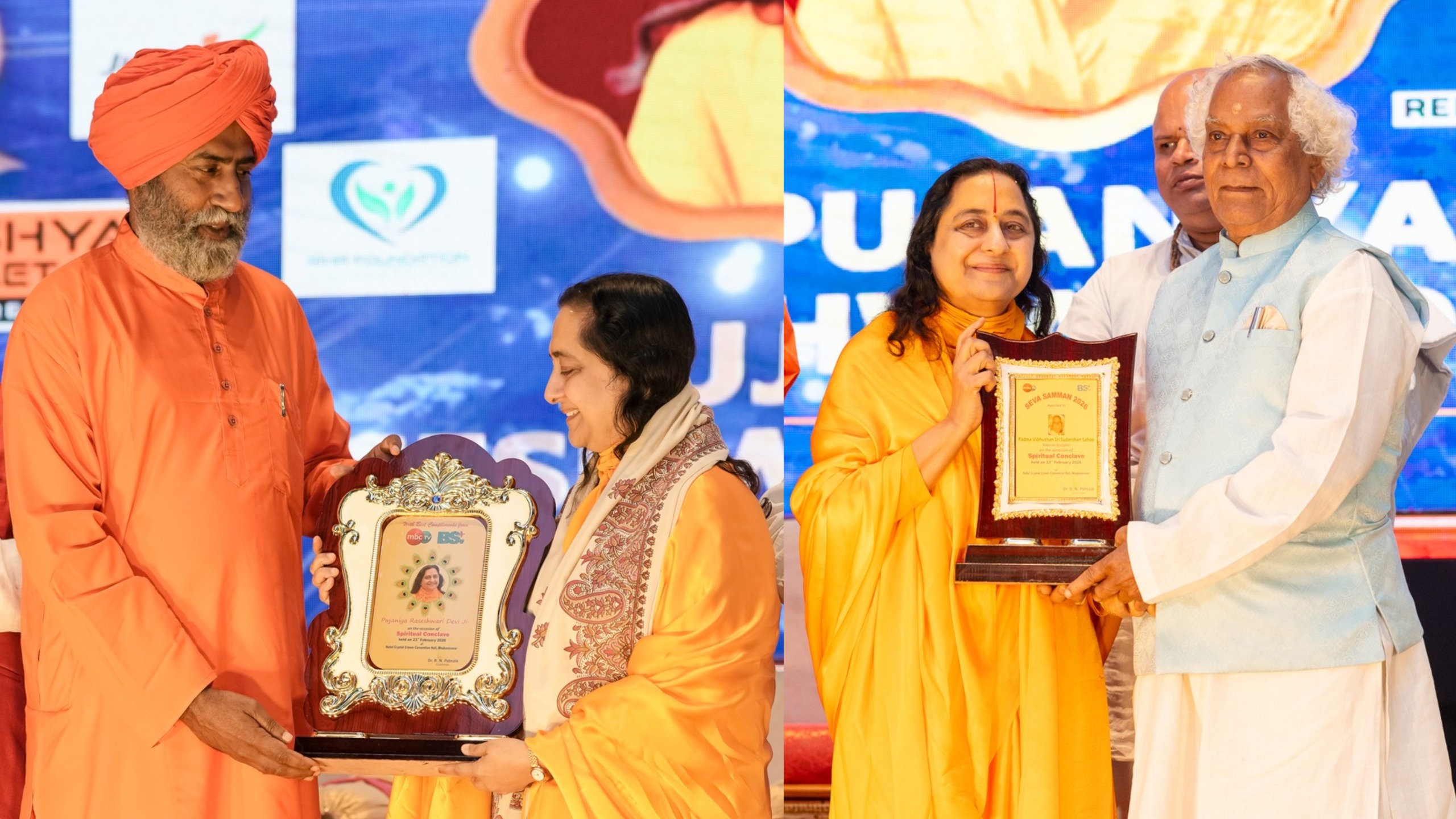 Raseshwari Devi Ji Receives Seva Samman Award at Odisha Spiritual Conclave 2026