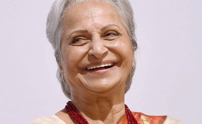 Waheeda Rehman to receive Dadasaheb Phalke Award