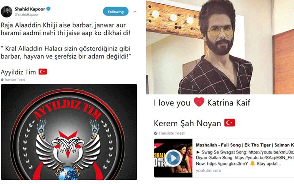 Shahid Kapoor's Twitter, Instagram accounts hacked