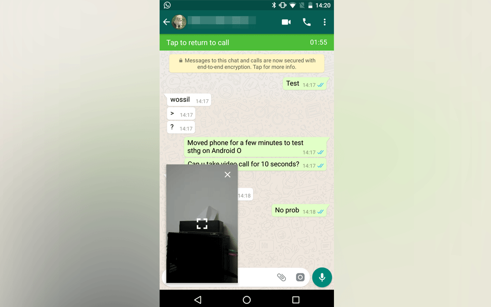 WhatsApp working on picture-in-picture mode for Android