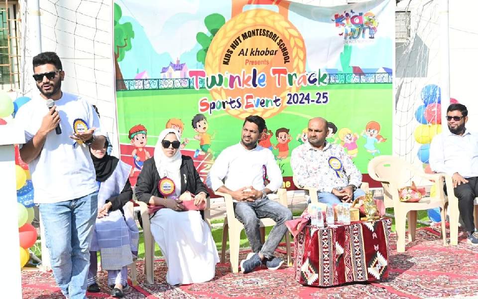 Kids Hut Montessori School hosts annual sports event “Twinkle Track” in Al Khobar