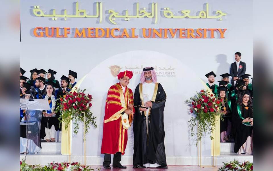 Crown Prince of Ajman attends GMU's graduation ceremony