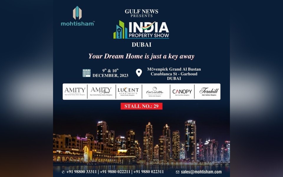 Mohtisham Complexes to showcase premier projects at 'India Property Show Dubai' to attract NRIs