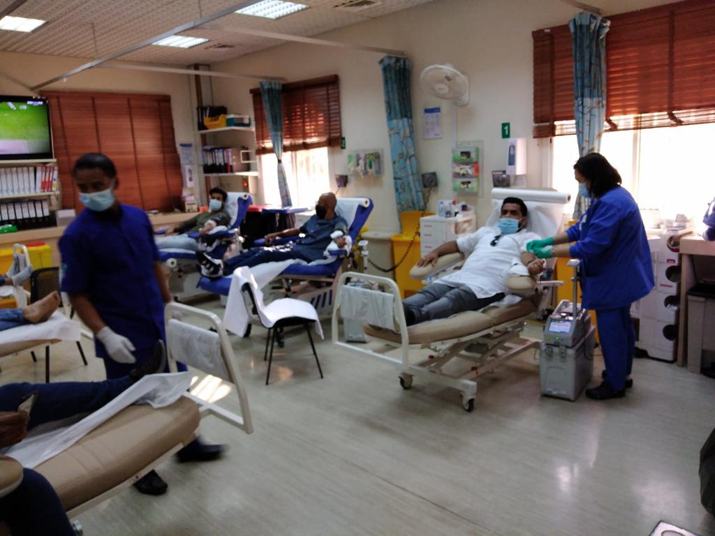 Mass Blood Donation Camp in Qatar