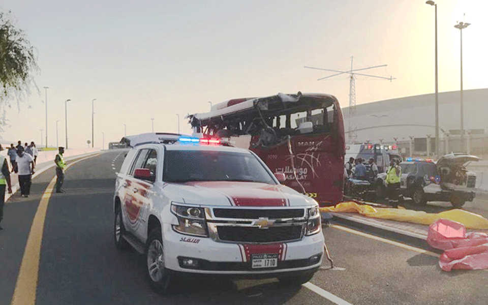12 Indians among 17 killed in Dubai bus accident