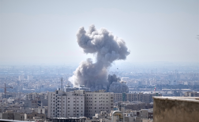 Explosion rocks Iran's capital as Israel says it is targeting city after strikes killed Khamenei