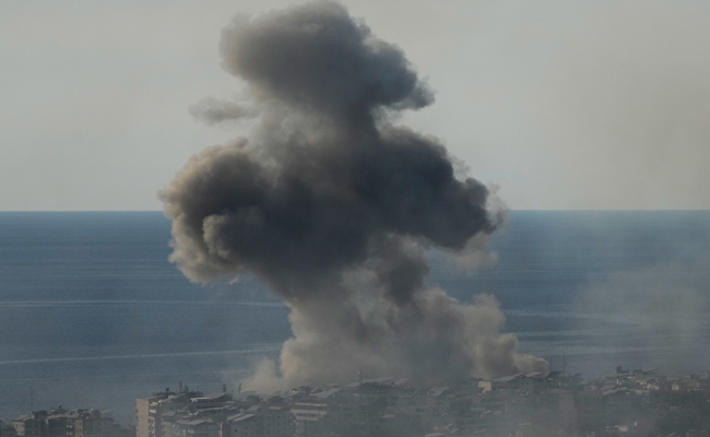 Drone strike causes fire outside nuclear power plant in Abu Dhabi