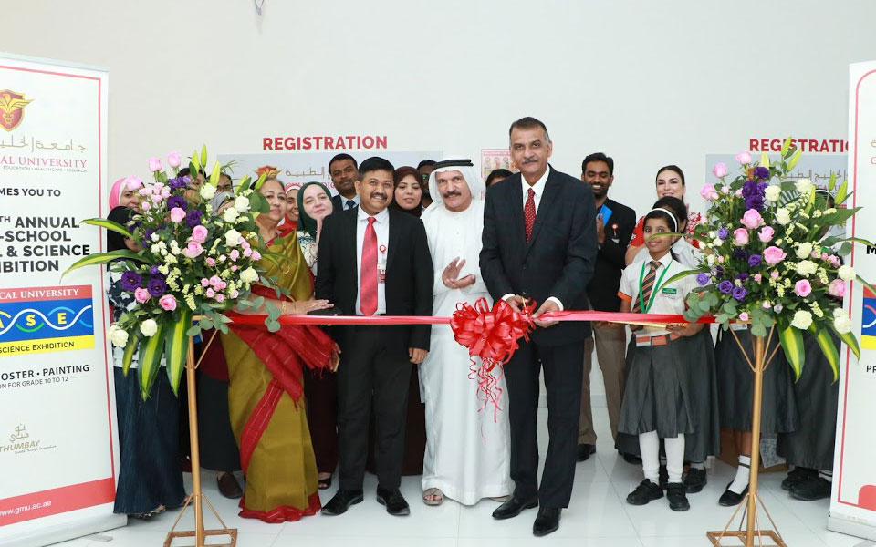 12th annual Medical and Science Exhibition: Over 5000 students visit Gulf Medical University
