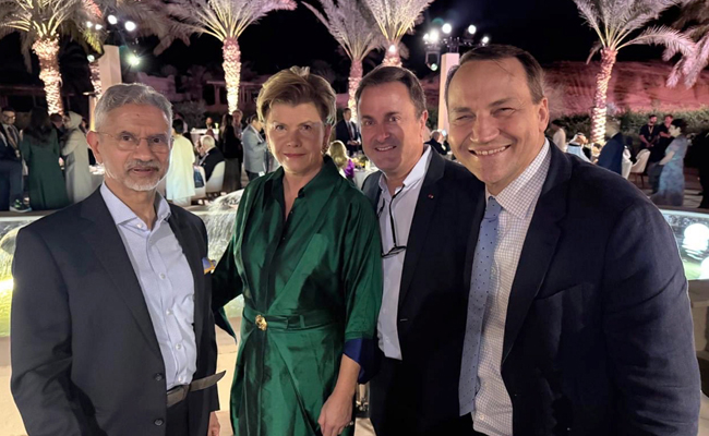 Jaishankar meets European, UK, Egyptian counterparts at UAE summit