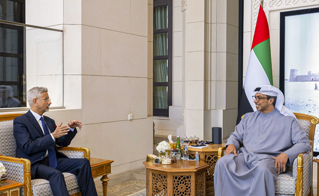 Jaishankar meets UAE’s top leadership