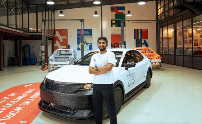 24-year-old Zach Faizal unveils UAE’s first home-grown petrol-to-electric repurposed vehicle