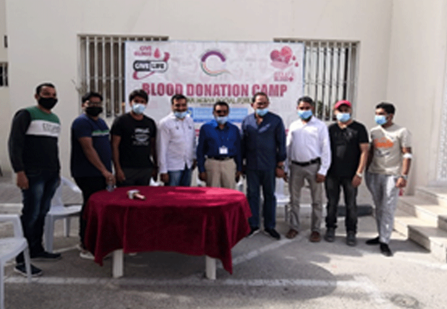 Mass Blood Donation Camp by Qatar Indian Social Forum in Doha
