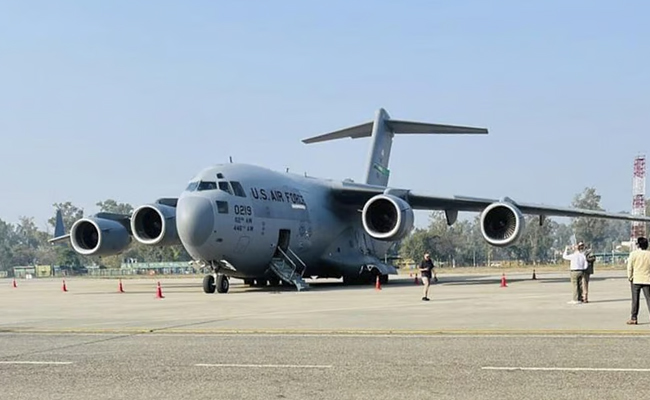 Four crew members aboard refueling aircraft were killed: US military