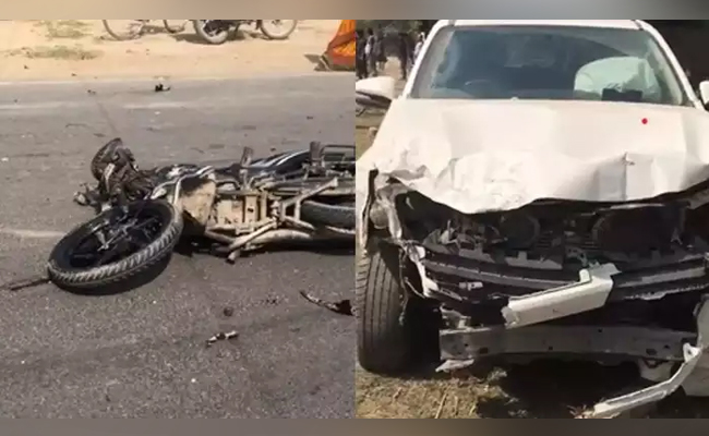 UP: Brij Bhushan Singh's son's car runs over three people, kills two