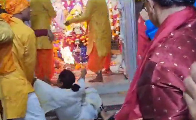 Woman from erstwhile royal family of Madhya Pradesh's Panna held for creating ruckus at temple