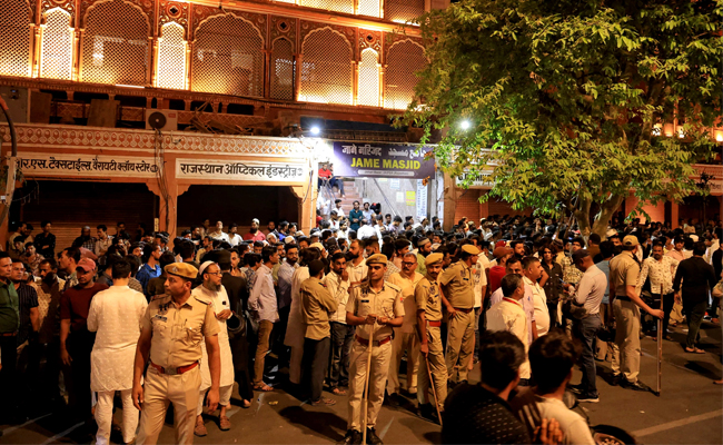 Balmukund Acharya accused of sloganeering inside Jaipur mosque; BJP MLA clarifies amid protests