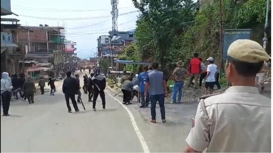 Prohibitory order imposed in Manipur's Tamenglong after clash leaves 25 injured, govt office torched